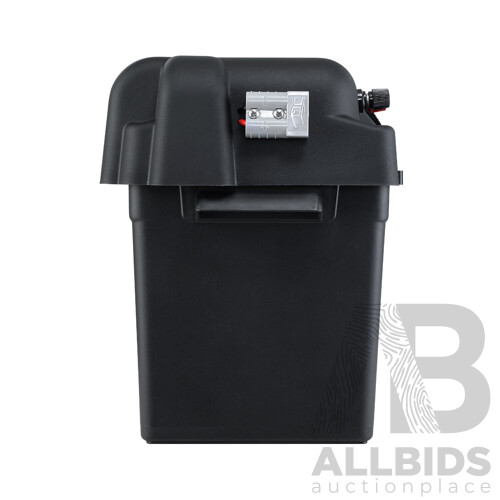 Battery Box 12V Camping Portable Deep Cycle AGM Universal Large USB Cig - Brand New - Free Shipping