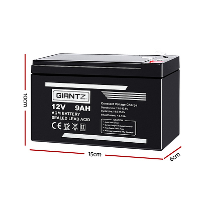 2X 12V 9Ah SLA Battery AGM Rechargeable Sealed Lead Acid Batteries