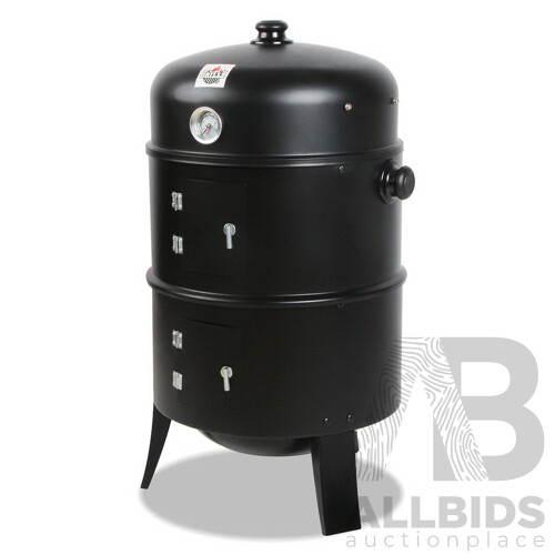 3-in-1 Charcoal BBQ Smoker - Brand New - Free Shipping