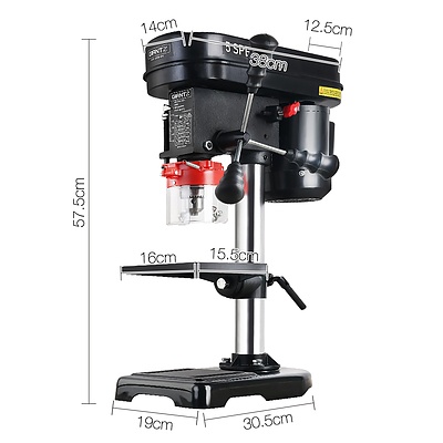 400W Bench Press 5 Speed Wood Metal Drilling Stand - Free Shipping