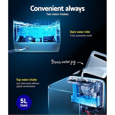 Counter Benchtop Dishwasher Portable Caravan Dishwashers Baby Bottle Sterilizer White - Brand New - Free Shipping