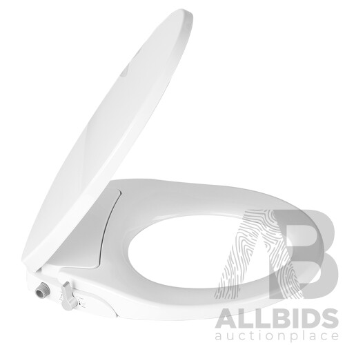Non Electric Bidet Toilet Seat - White - Free Shipping