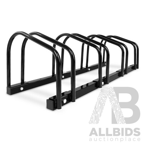 Portable Bike 4 Parking Rack Bicycle Instant Storage Stand - Black - Brand New - Free Shipping