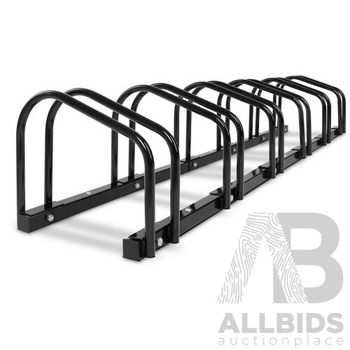Portable Bike 6 Parking Rack Bicycle Instant Storage Stand - Black - Brand New - Free Shipping