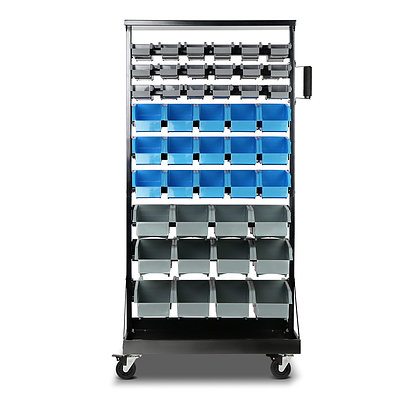 90 Bins Storage Rack Warehouse Garage Shelving - Free Shipping