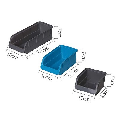 44 Bin Wall Mounted Rack Storage Organiser - Free Shipping