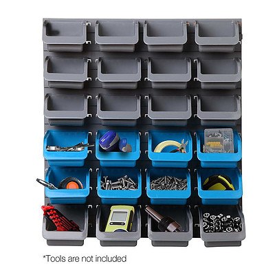 48 Bin Wall Mounted Rack Storage Organiser - Brand New - Free Shipping