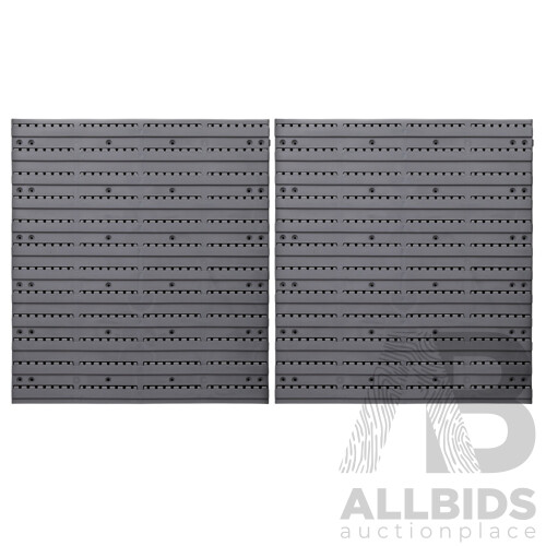 96 Storage Bin Rack Wall-Mounted Tool Parts Garage Shelving Organiser - Brand New - Free Shipping