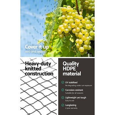 10 x 20M Anti Bird Net Netting - Black - Free Shipping - Brand New - Free Shipping