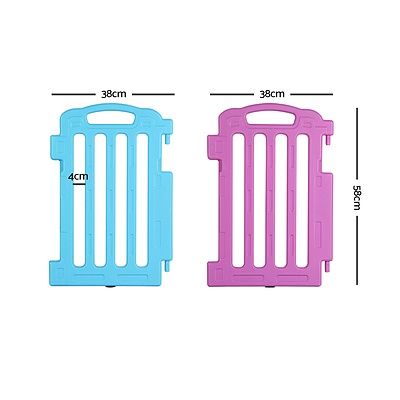 Cuddly Baby Plastic Baby Playpen Extension Panel / 2 Pieces - Brand New - Free Shipping