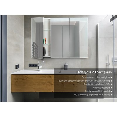 900 x 720mm Bathroom Vanity Mirror With Cabinet - Free Shipping