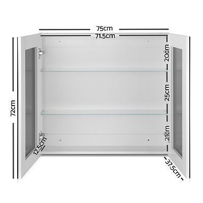 Bathroom Vanity Mirror with Storage Cavinet - White - Brand New - Free Shipping