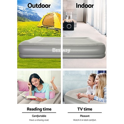 Queen Air Bed Inflatable Mattresses Home Camping Mats Sleeping - Brand New - Free Shipping