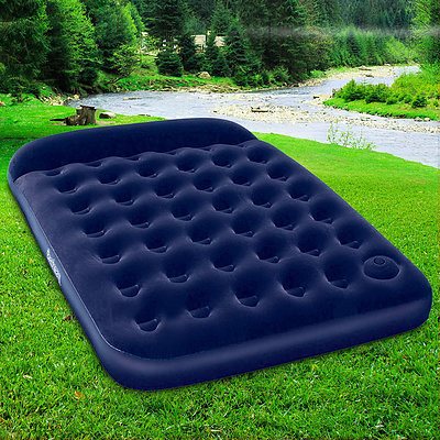 Queen Size Inflatable Air Mattress - Navy - Brand New - Free Shipping