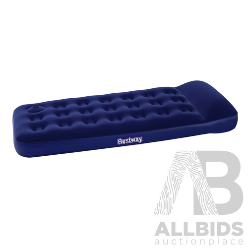 Single Size Inflatable Air Mattress - Navy - Brand New - Free Shipping
