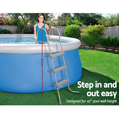 Above Ground Pool Ladder with Removable Steps