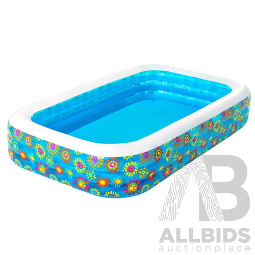 Inflatable Kids Play Pool Swimming Pool Rectangular Family Pools