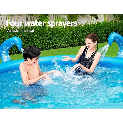 Inflatable Swimming pool Kids Play Above Ground Splash Pools Family