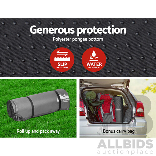 Self Inflating Mattress - Grey - Brand New - Free Shipping