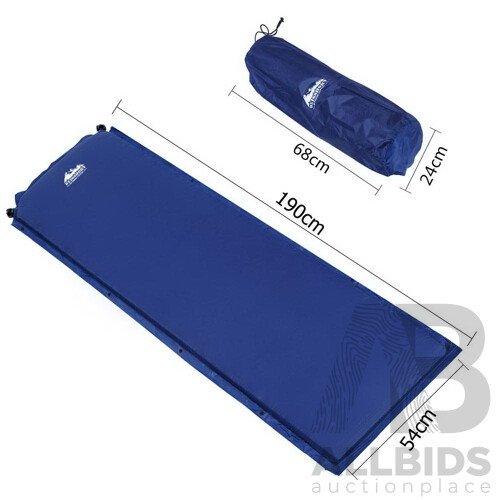 Self Inflating Mattress - Blue - Brand New - Free Shipping