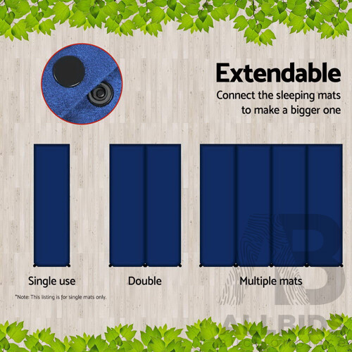 Self Inflating Mattress - Blue - Brand New - Free Shipping