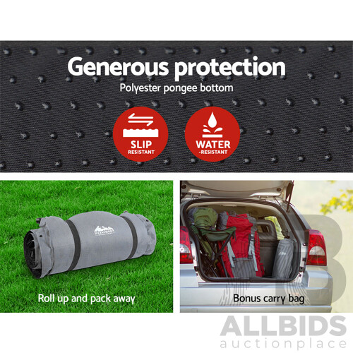 Single Size Self Inflating Matress - Grey - Brand New - Free Shipping