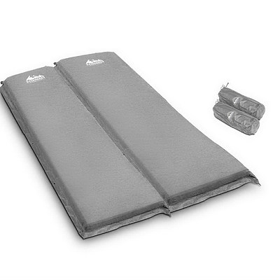 Self Inflating Mattress Camping Sleeping Mat Air Bed Pad Double Grey 10CM Thick - Brand New - Free Shipping