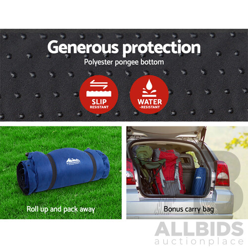 Single Size Self Inflating Matress - Blue - Brand New - Free Shipping