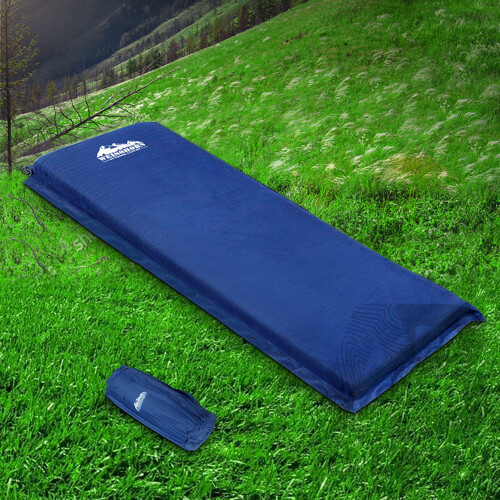 Single Size Self Inflating Matress - Blue - Brand New - Free Shipping