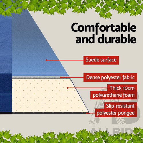 Self Inflating Mattress Camping Sleeping Mat Air Bed Pad Double Navy 10CM Thick - Brand New - Free Shipping