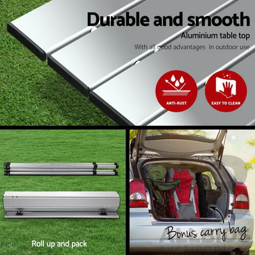 Portable Roll Up Folding Camping Table - Brand New - Free Shipping