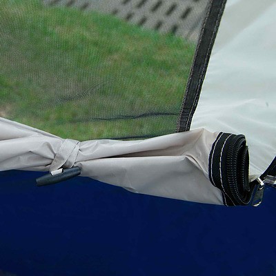 4 Person Canvas Camping Tent - Navy & Grey - Brand New - Free Shipping