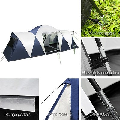 12 Person Camping Tent Navy  - Brand New - Free Shipping