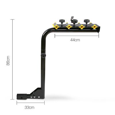 Foldable Aluminium Strap-On 3 Bicycle Bike Rack Carrier  - Brand New