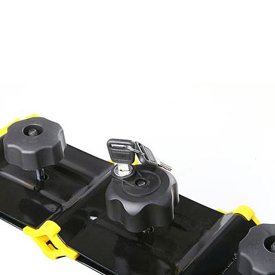 Foldable Aluminium Strap-On 3 Bicycle Bike Rack Carrier  - Brand New