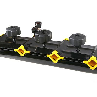 Foldable Aluminium Strap-On 3 Bicycle Bike Rack Carrier  - Brand New