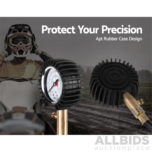 Tyre Deflater with Pressure Gauge Valve - Brand New - Free Shipping