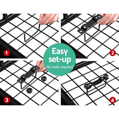 Universal Roof Rack Basket Car Carrier Steel 123cm - Brand New - Free Shipping