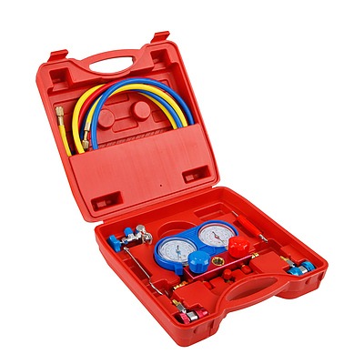Giantz Air Conditioning Manifold Gauge Kit - Brand New