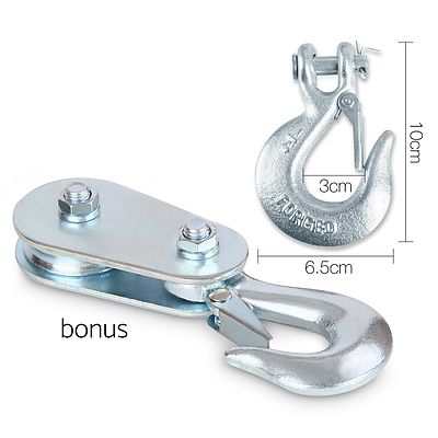 12V Wireless Electric Winch Remote with Steel Cable - Free Shipping