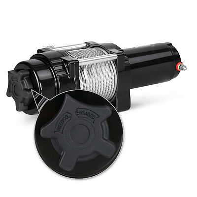 12V Wireless Electric Winch Remote with Steel Cable - Free Shipping