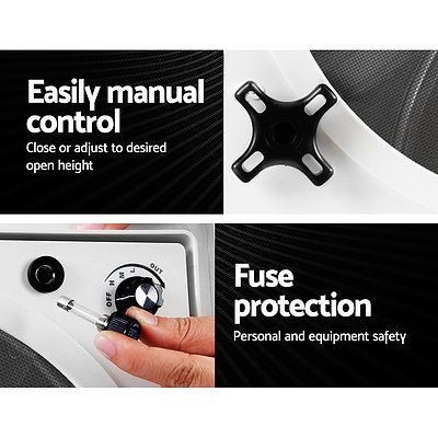 Caravan Roof Vent Hatch Pop up Fan Vents 12V White