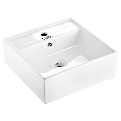 Ceramic Rectangle Sink Bowl - White - Free Shipping