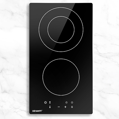 Electric Ceramic Cooktop 30cm Kitchen Cooker Cook Top Hob Touch Control 3-Zones - Brand New - Free Shipping