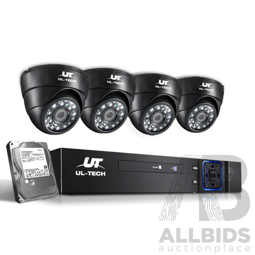 CCTV Security System 2TB 4CH DVR 1080P 4 Camera Sets - Brand New - Free Shipping