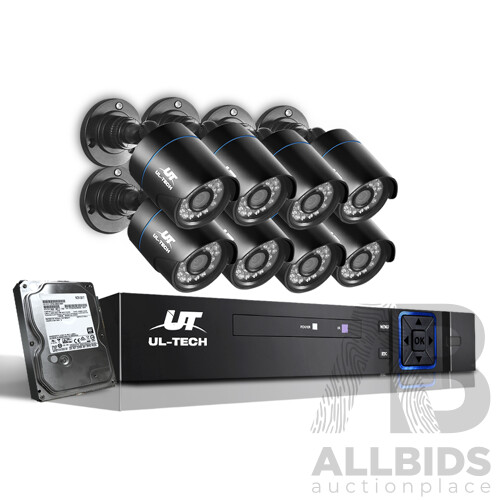 1080P 8 Channel HDMI CCTV Security Camera - Brand New - Free Shipping