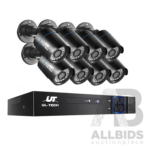 1080P 8 Channel HDMI CCTV Security Camera - Brand New - Free Shipping