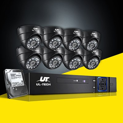CCTV Security System 2TB 8CH DVR 1080P 8 Camera Sets - Brand New - Free Shipping
