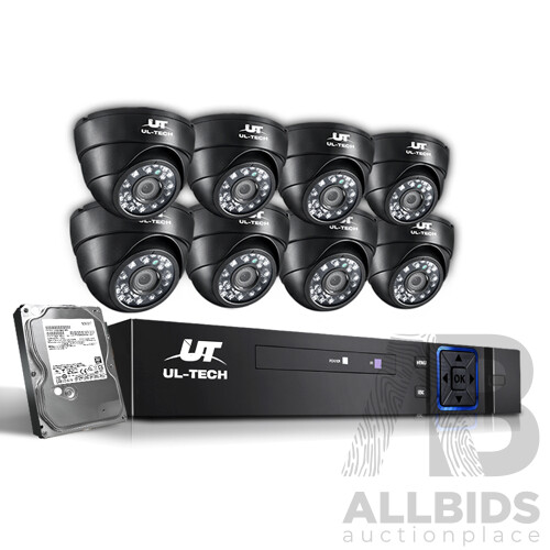 CCTV Security System 2TB 8CH DVR 1080P 8 Camera Sets - Brand New - Free Shipping