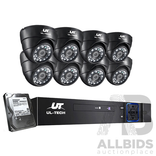 1080P 8 Channel HDMI CCTV Security Camera with 1TB Hard Drive - Brand New - Free Shipping